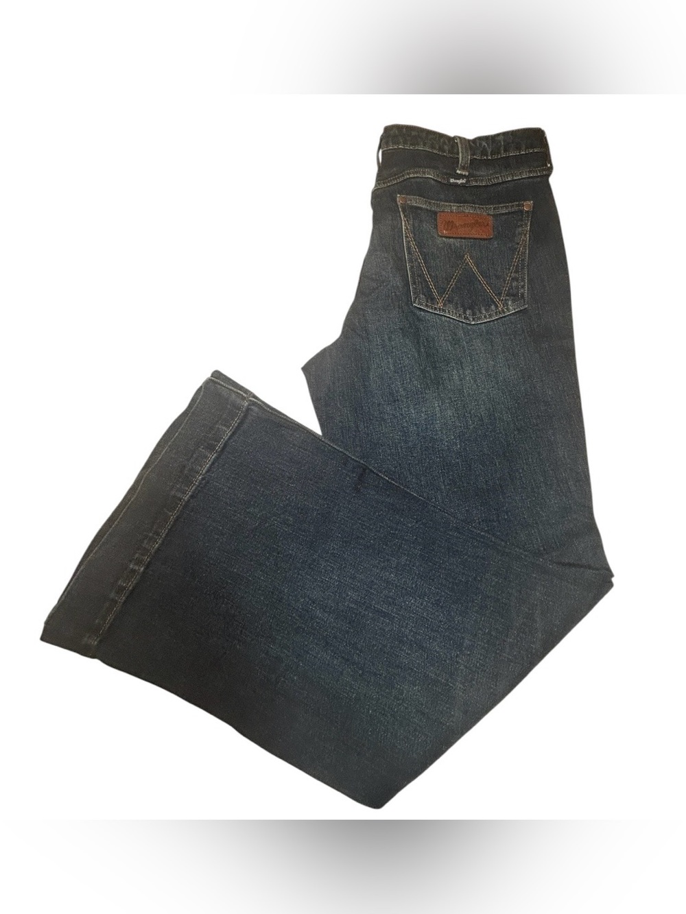 Wrangler Boot Cut Jeans Women’s 15/16 x 30 Dark Wash Stretch Denim Western